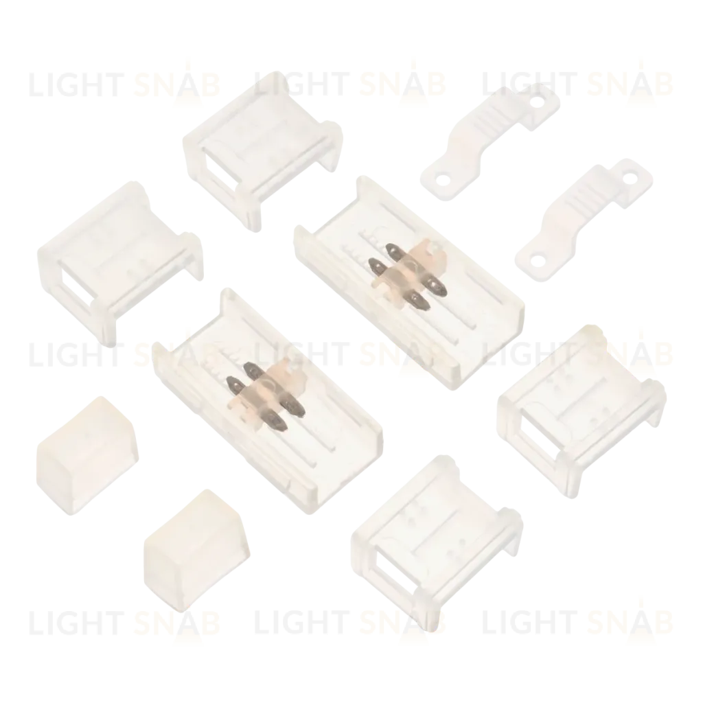 Комплект  для светодиодной ленты SMD 220В соединитель-коннектор, фикс. клипса, заглушка WOLTA WTB-WBT-SMD-220V-A WTB-WBT-SMD/220V-A