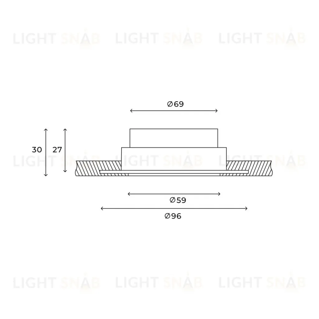 Точечный светильник Hesby Lighting Stockholm HSBL_0201 HSBL_0201