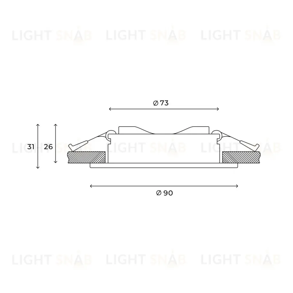 Точечный светильник Hesby Lighting Harstad HSBL_0216 HSBL_0216