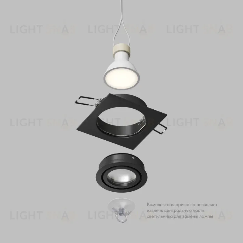 Точечный светильник влагозащищенный Denkirs Hydro DK2111-BK DK2111-BK