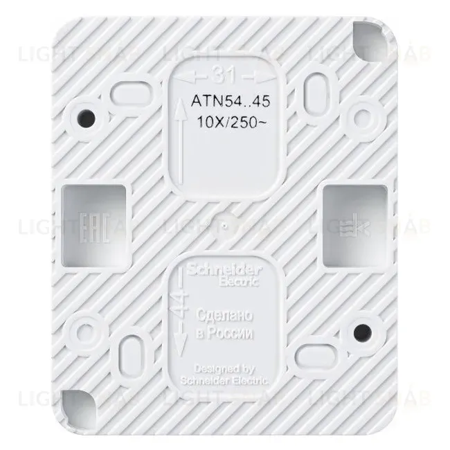 Наруж Белый Розетка с/з со шт., 16А 250B IP54 Systeme Electric AtlasDesign Profi54 ATN540145 ATN540145