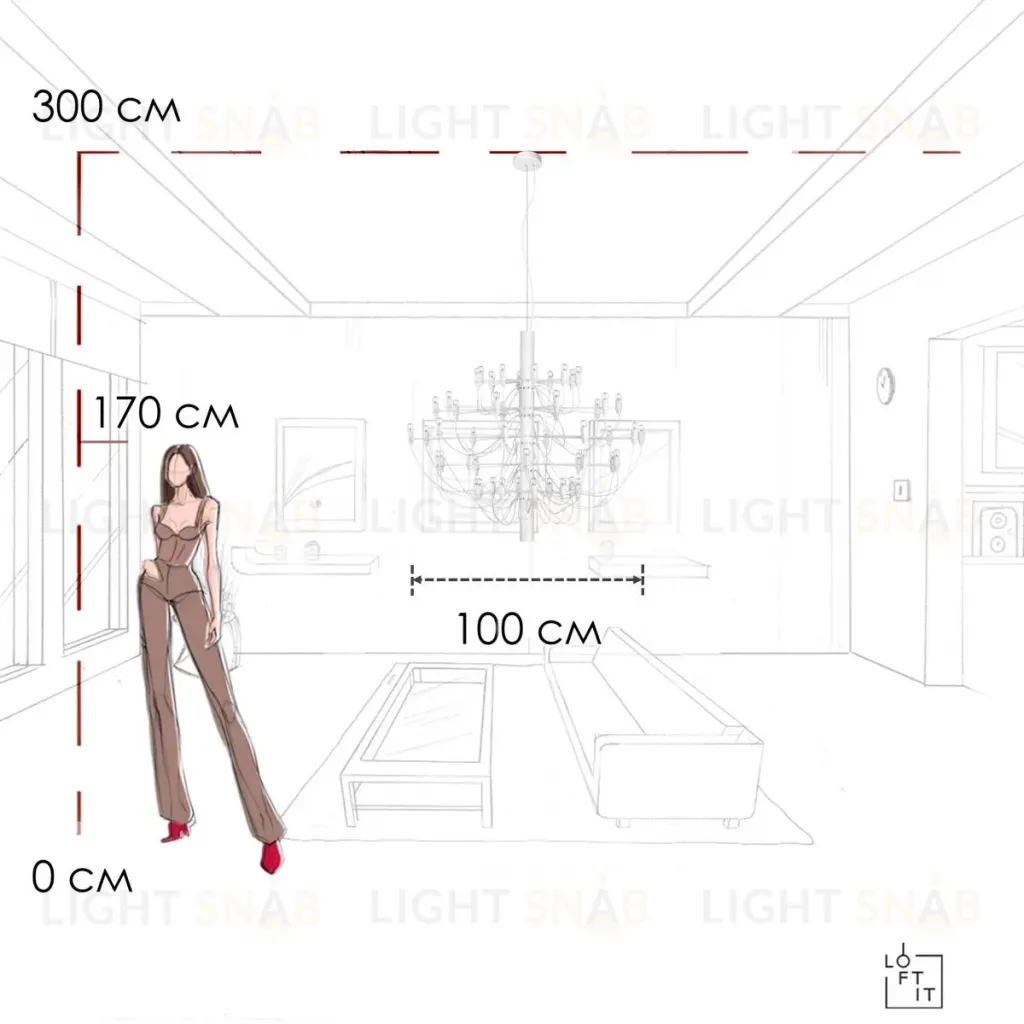 Подвесной светильник Loft IT Gino 10196/1000 White 10196/1000 White