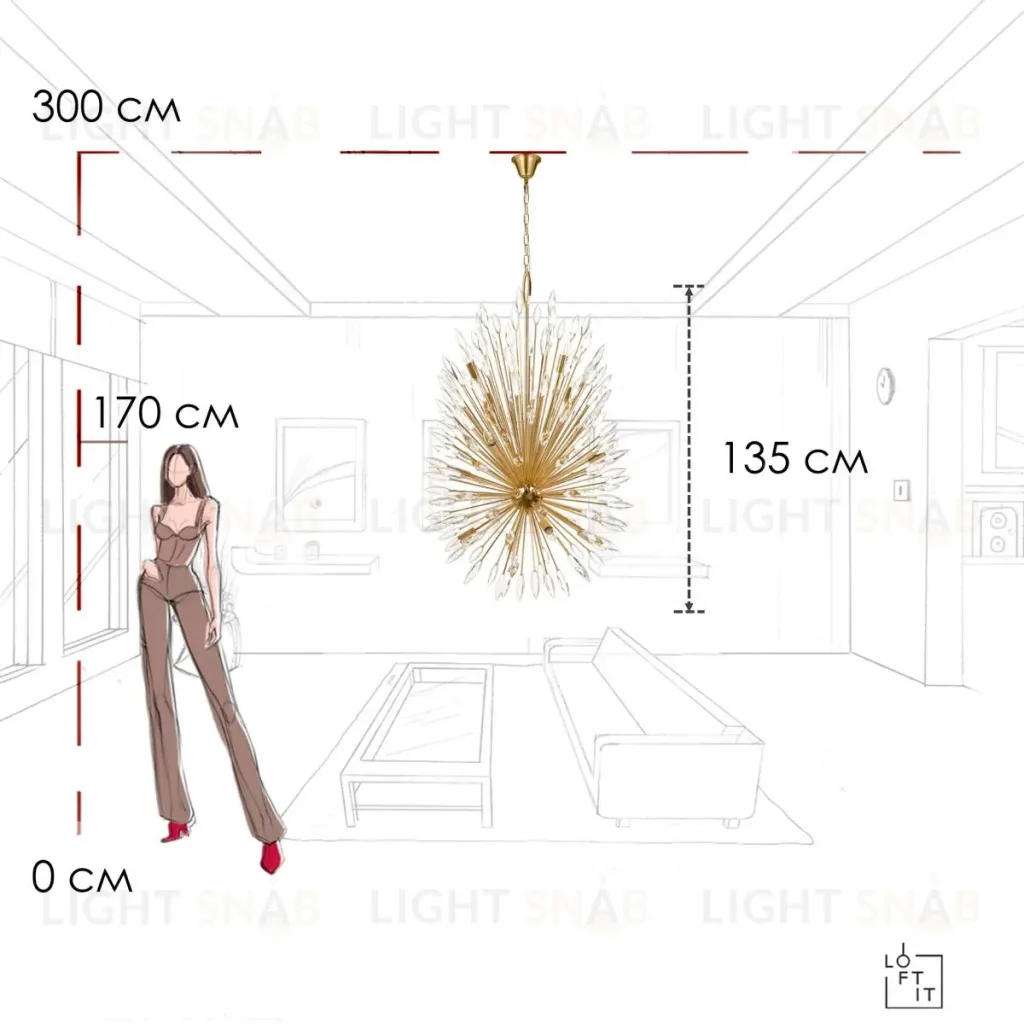Подвесная люстра Loft IT Splash 10418/12 10418/12