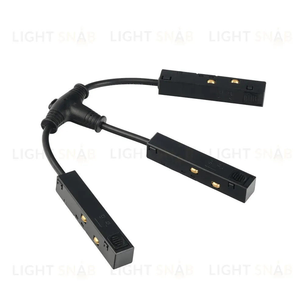 Т-образный коннектор питания гибкий для магнитного шинопровода Myfar Accessories for MagLine 23 MT0200-FCT-B MT0200-FCT-B