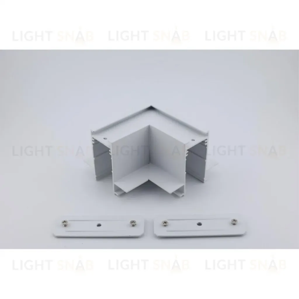 Соединитель угловой плоский для магнитного шинопровода Aployt Magnetic track 220 APL.0285.10.01 APL.0285.10.01
