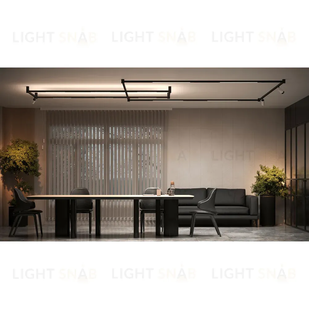 Трековый магнитный светильник Arte Lamp Optima A7363PL-1BK A7363PL-1BK