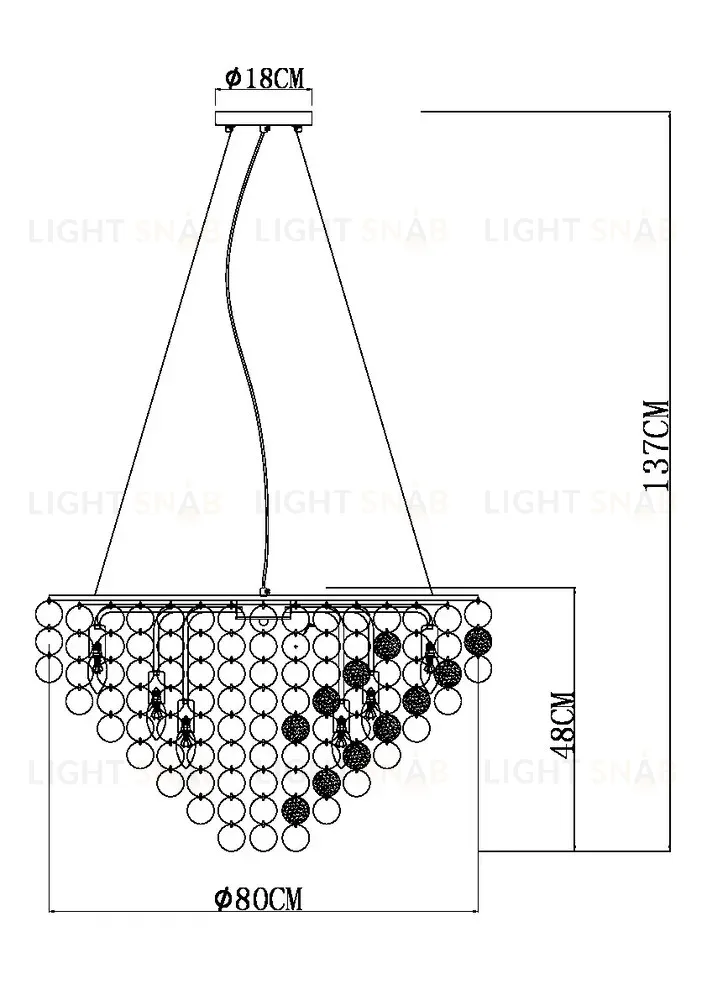 Подвесная люстра Arte Lamp Pipirima A4100LM-12CC A4100LM-12CC