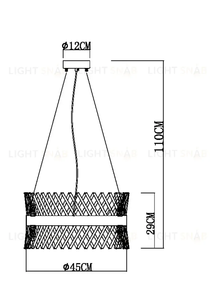 Подвесная люстра Arte Lamp Acapulco A1073LM-10PB A1073LM-10PB