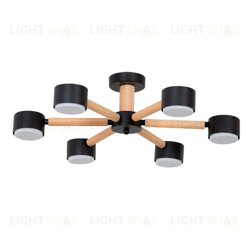 Потолочные люстры Arte Lamp Tenda A1624PL-6BK A1624PL-6BK
