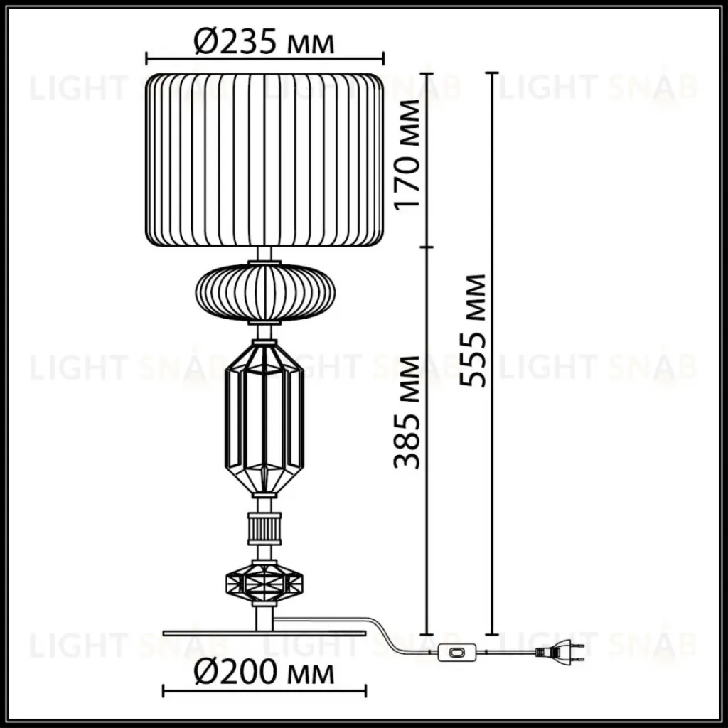 Настольная лампа Odeon Light Modern Terra 5414/2TA 5414/2TA