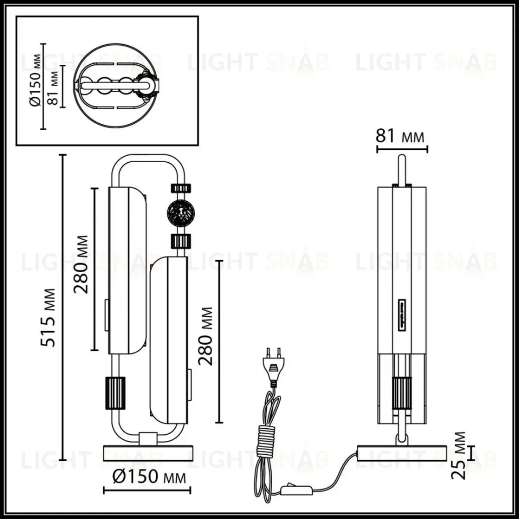 Настольная лампа Odeon Light Modern Lion 5467/10TL 5467/10TL