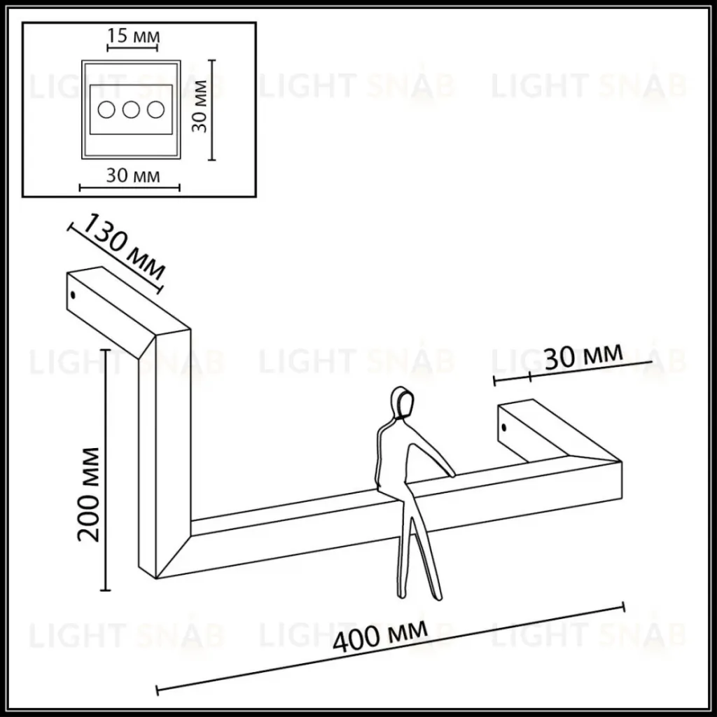 Настенный светильник Odeon Light Hightech Grafic 7153/10WL 7153/10WL