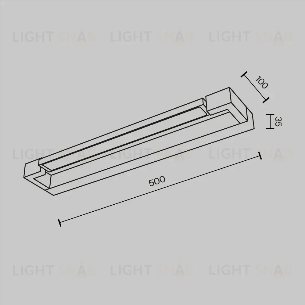 Подсветка для зеркал Maytoni Beam MIR265WL-L8W4K MIR265WL-L8W4K