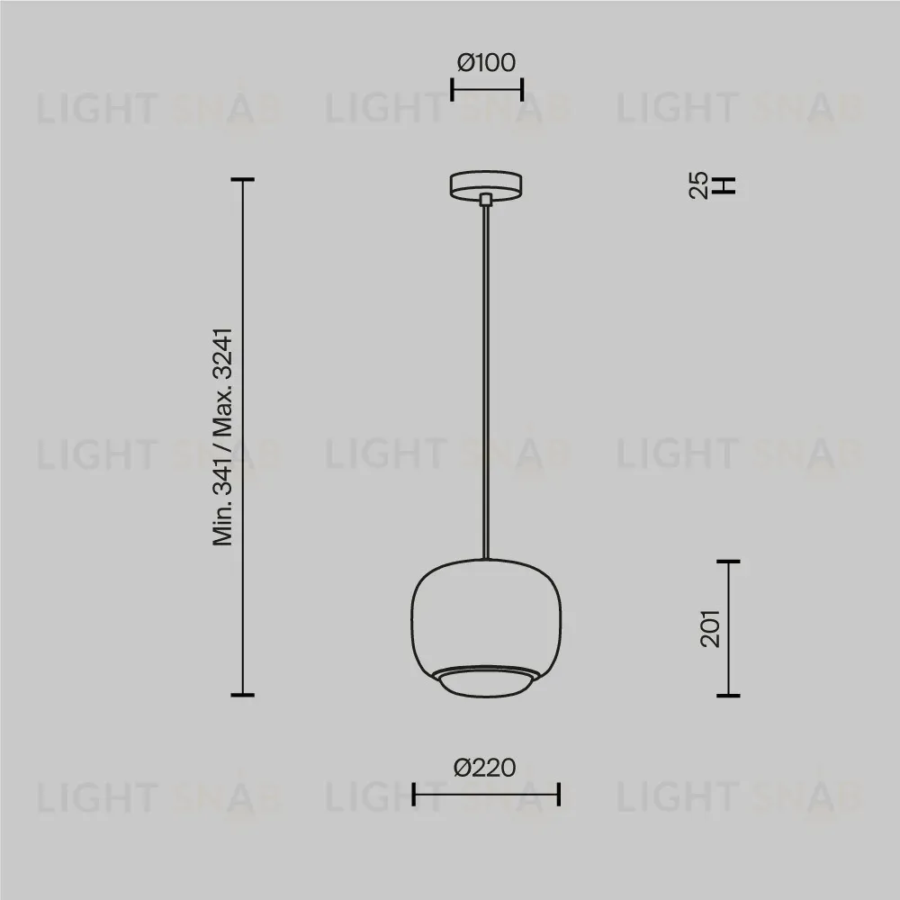 Подвесной светильник Maytoni Brio MOD466PL-L12B3K MOD466PL-L12B3K