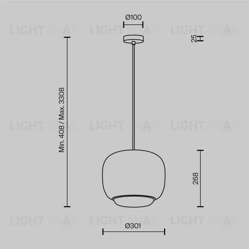 Подвесной светильник Maytoni Brio MOD466PL-L12W3K MOD466PL-L12W3K