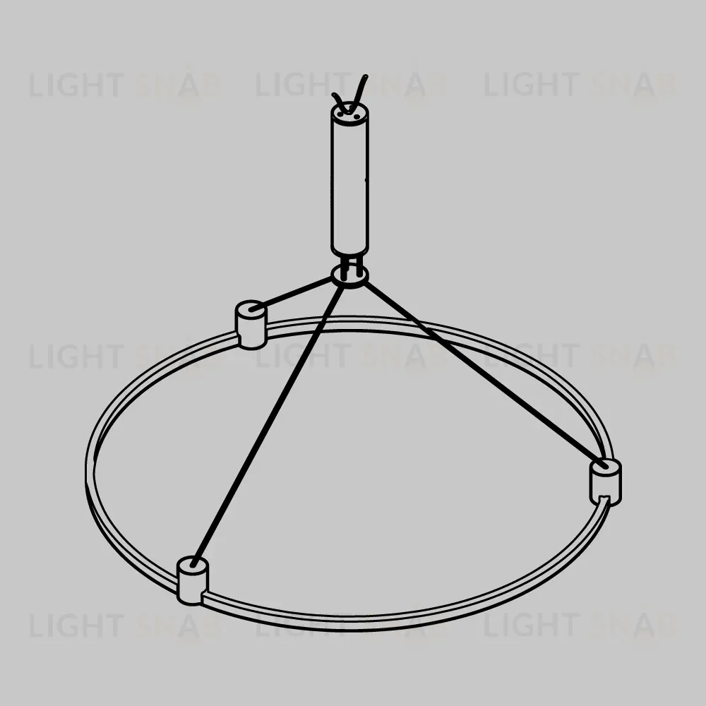 Основание круглое для трековых светильников Maytoni Technical Flarity TFC-Flar-H02-B TFC-Flar-H02-B