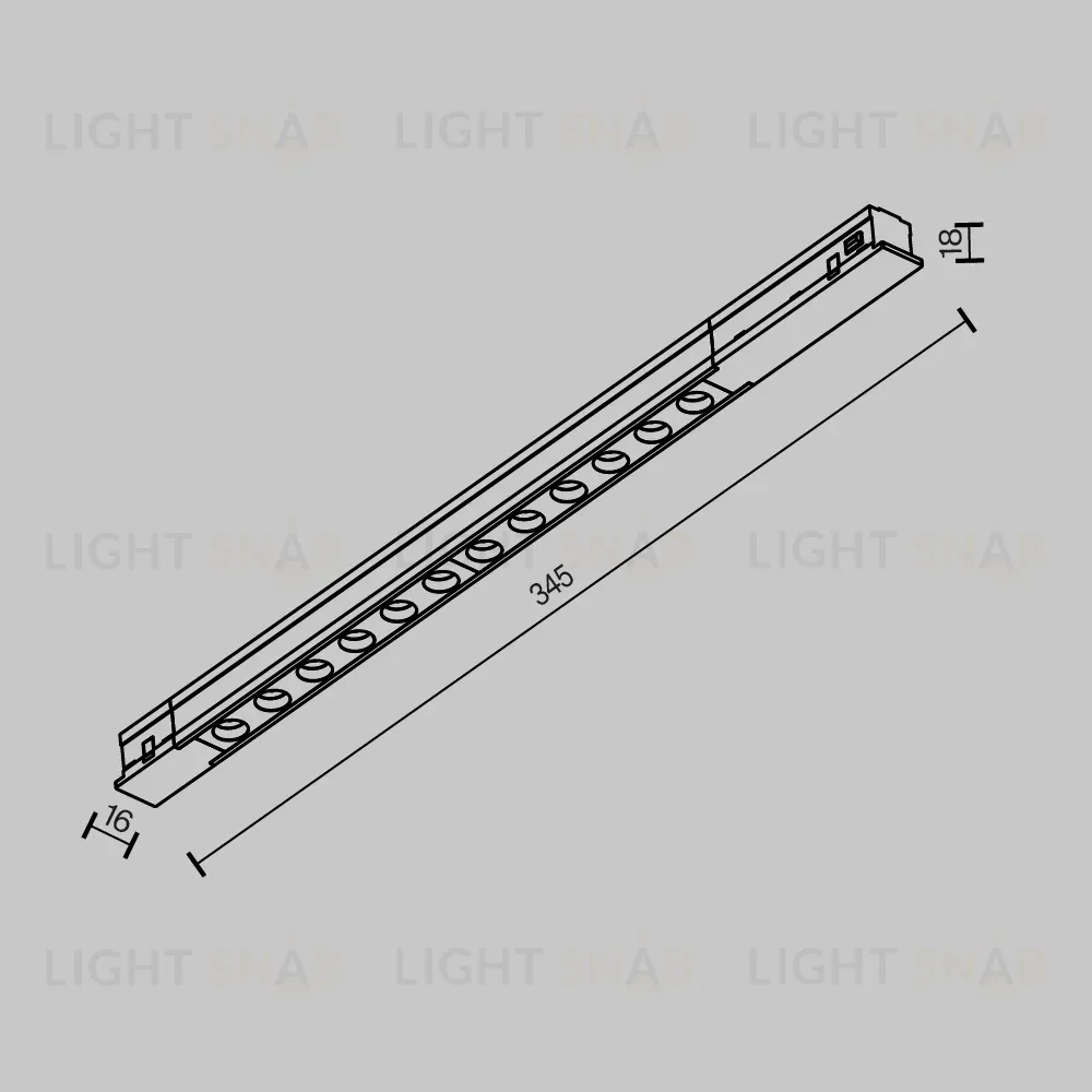 Трековый магнитный светильник Maytoni Technical Points TR232-2-10W3K-B TR232-2-10W3K-B