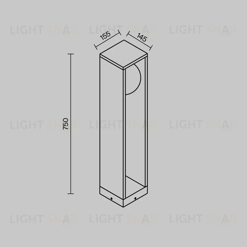 Ландшафтный светильник Maytoni Slate O483FL-L10GF3K O483FL-L10GF3K
