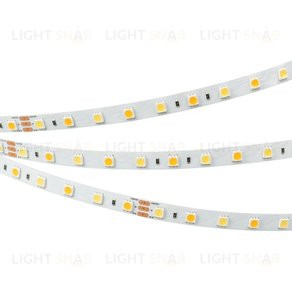 Светодиодная лента Arlight RT-B60-10mm 24V White-MIX (14.4 W/m, IP20, 5m) (Изменяемая ЦТ) 025213(2) 025213(2)
