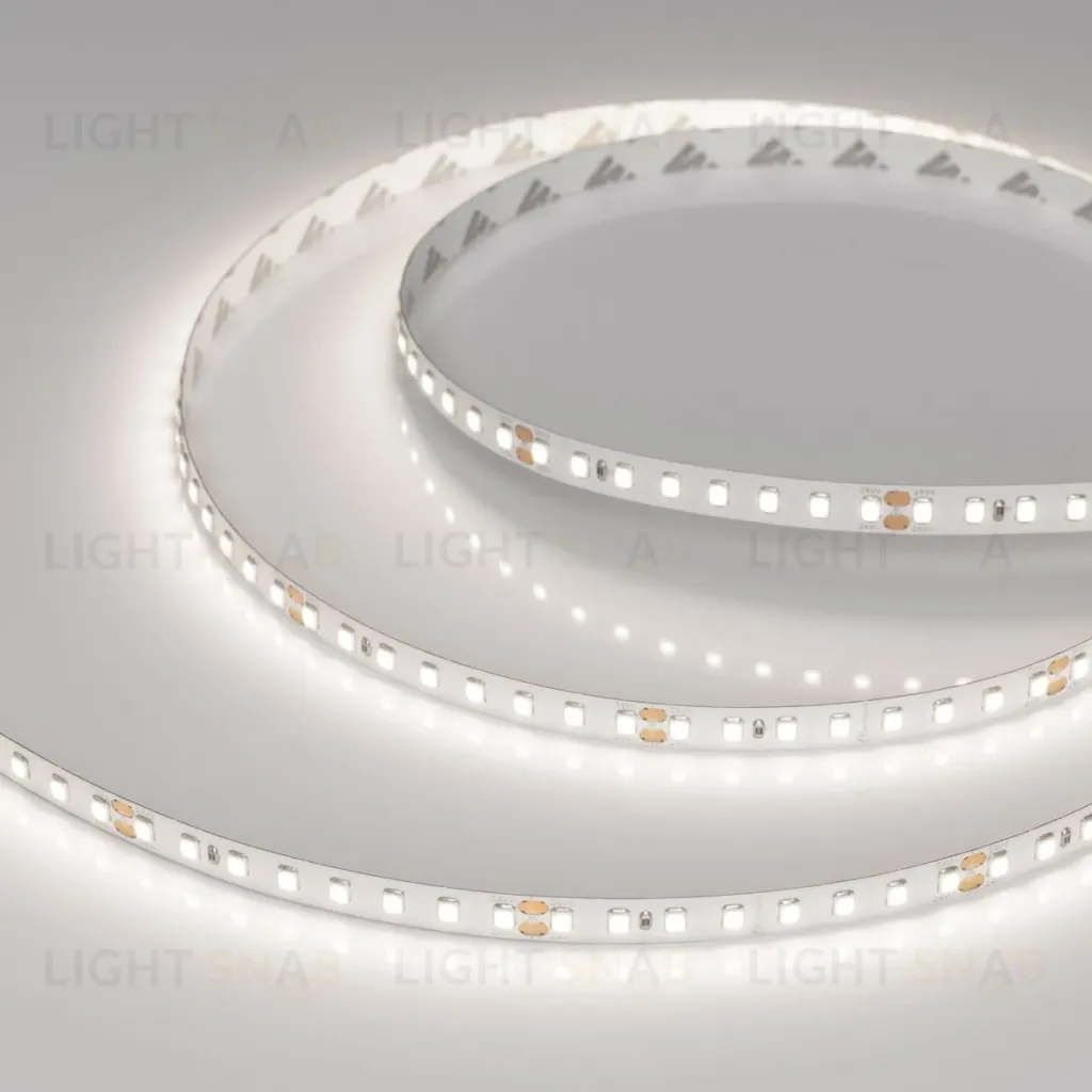 Светодиодная лента Arlight RT-A128-8mm 24V Day5000 (10 W/m, IP20, 5m) (высок.эфф.150 лм/Вт) 038756(1) 038756(1)