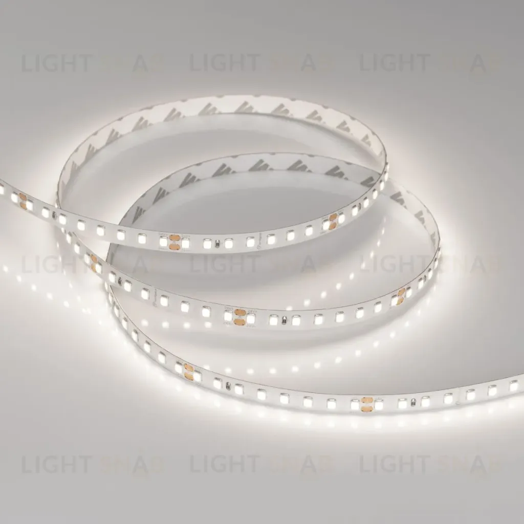 Светодиодная лента Arlight RT-A128-8mm 24V Day5000 (10 W/m, IP20, 5m) (высок.эфф.150 лм/Вт) 038756(1) 038756(1)