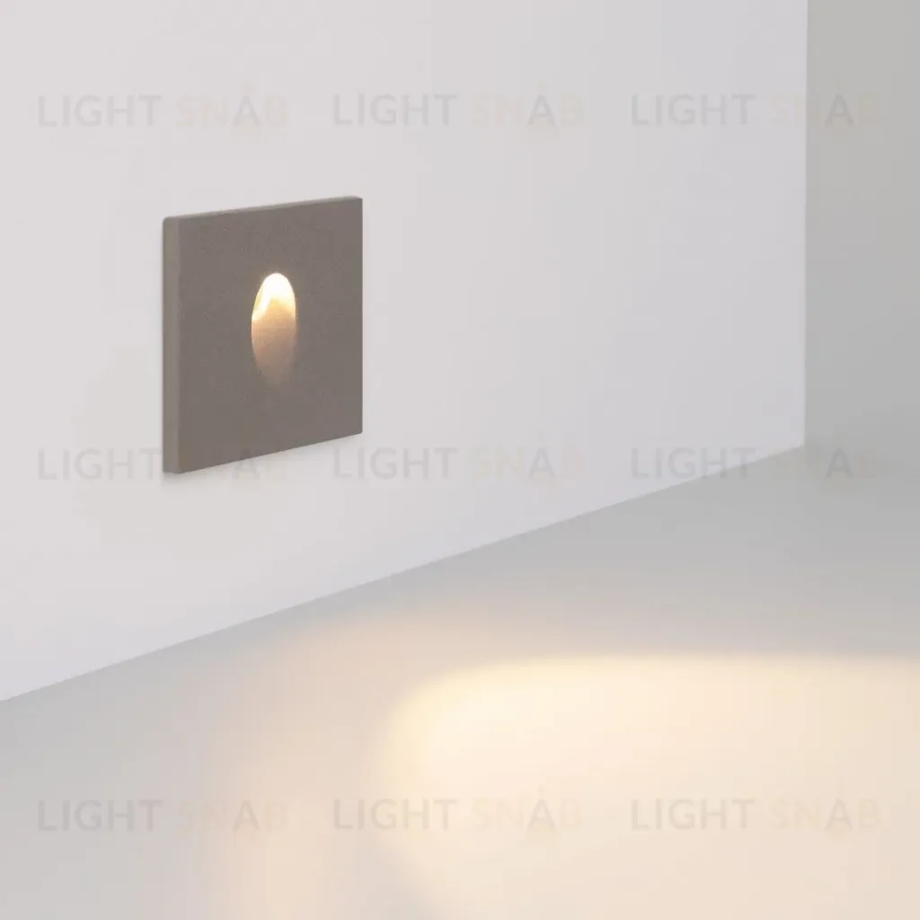 Светильник для ступеней Arlight LT-TIE-S100-3W Warm3000 (GR, 45x70 deg, 230V) (IP65 Бетон) 050876 050876
