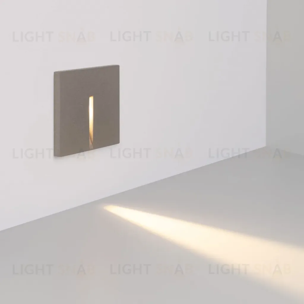 Светильник для ступеней Arlight LT-TIE-S100-3W Warm3000 (GR, 25x45 deg, 230V) (IP65 Бетон) 050877 050877