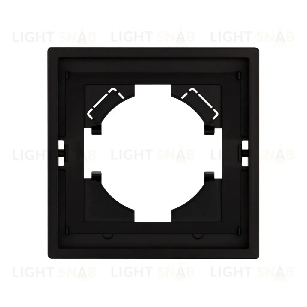 Рамка пластиковая на 1 пост Arlight FRM-TENDO-PL-1-BK 053836 053836