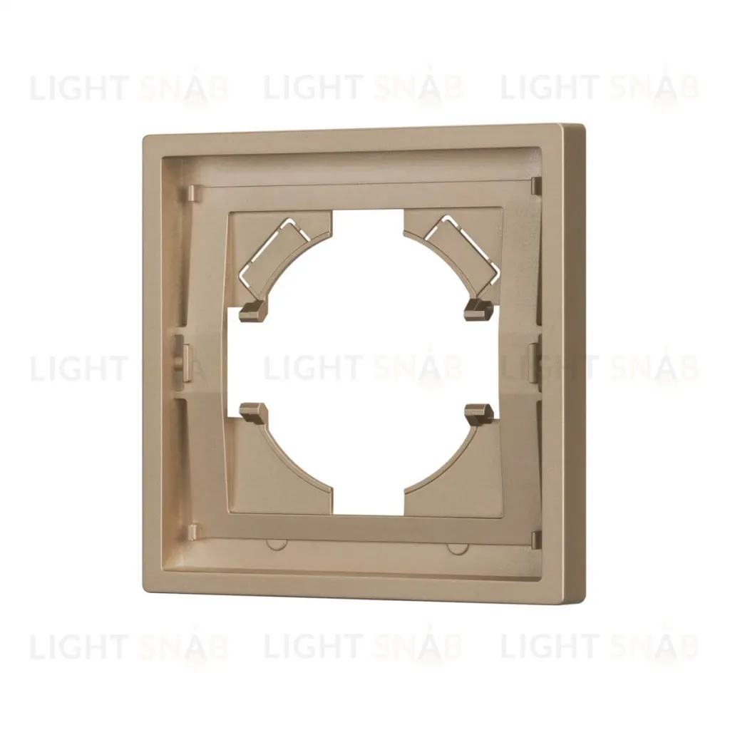 Рамка пластиковая на 1 пост Arlight FRM-TENDO-PL-1-GD 053838 053838