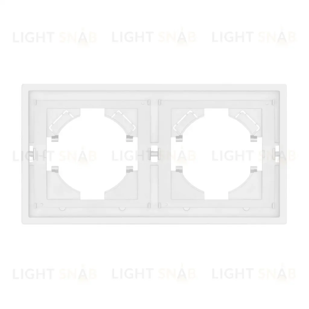 Рамка пластиковая на 2 поста Arlight FRM-TENDO-PL-2-WH 053839 053839
