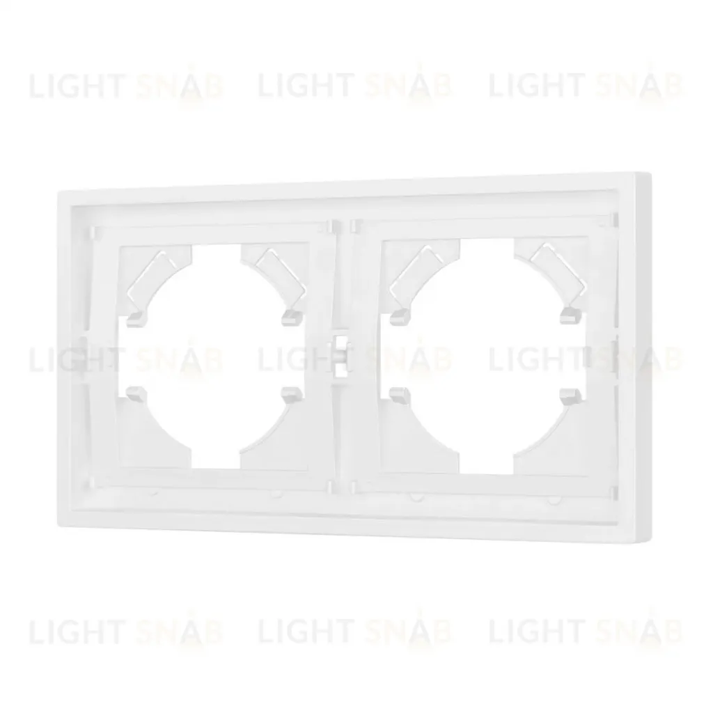 Рамка пластиковая на 2 поста Arlight FRM-TENDO-PL-2-WH 053839 053839