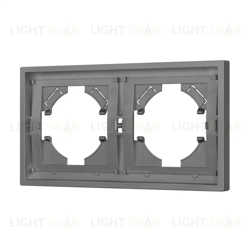 Рамка пластиковая на 2 поста Arlight FRM-TENDO-PL-2-GR 053841 053841