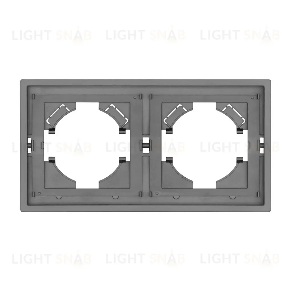 Рамка пластиковая на 2 поста Arlight FRM-TENDO-PL-2-GR 053841 053841