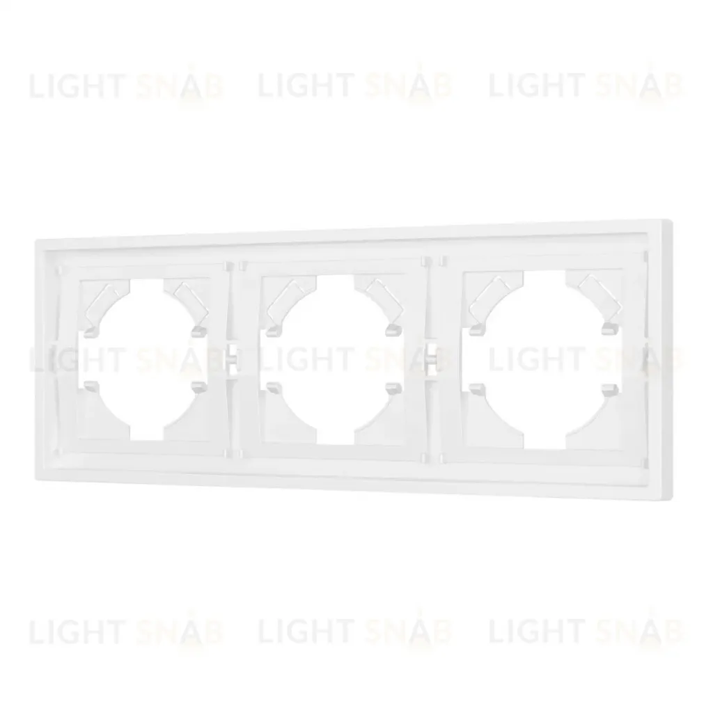 Рамка пластиковая на 3 поста Arlight FRM-TENDO-PL-3-WH 053843 053843