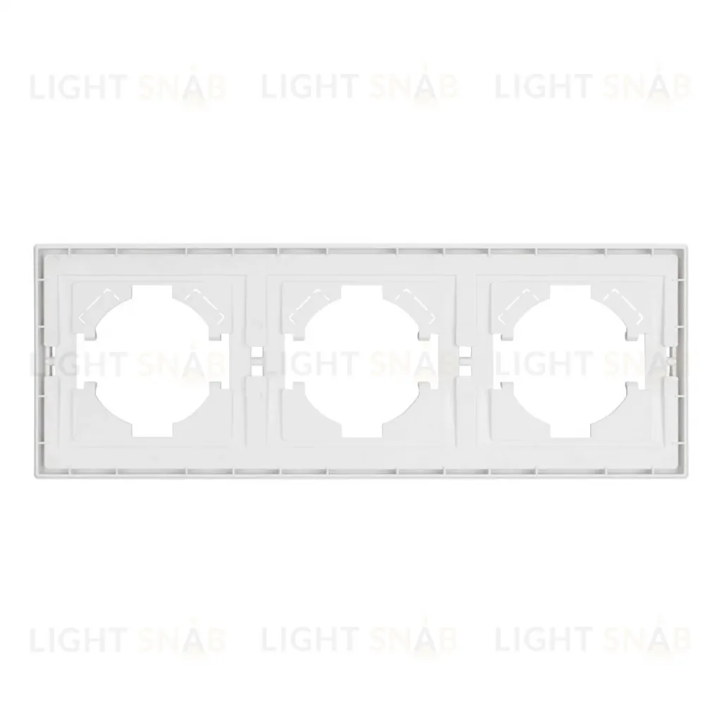 Рамка пластиковая на 3 поста Arlight FRM-TENDO-PL-3-WH 053843 053843