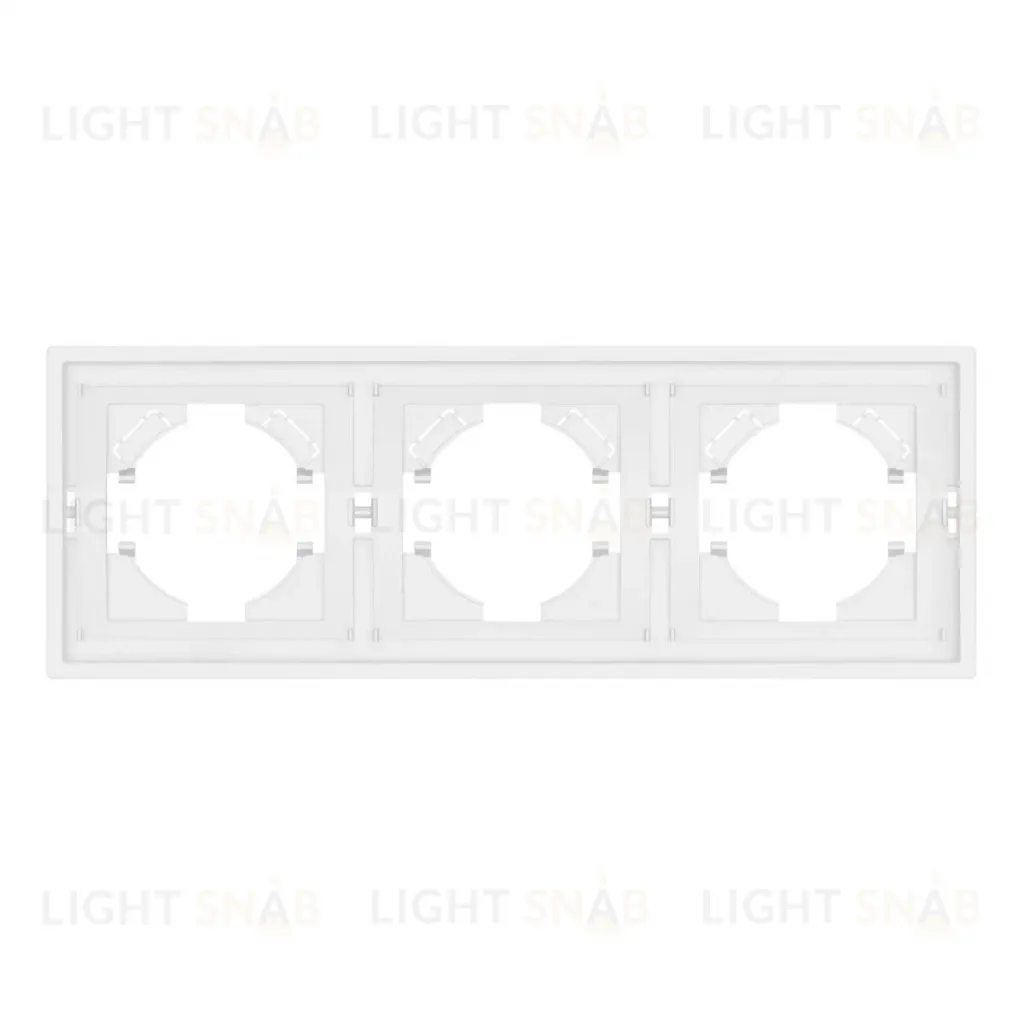 Рамка пластиковая на 3 поста Arlight FRM-TENDO-PL-3-WH 053843 053843