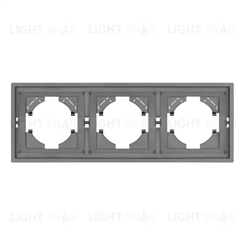 Рамка пластиковая на 3 поста Arlight FRM-TENDO-PL-3-GR 053845 053845