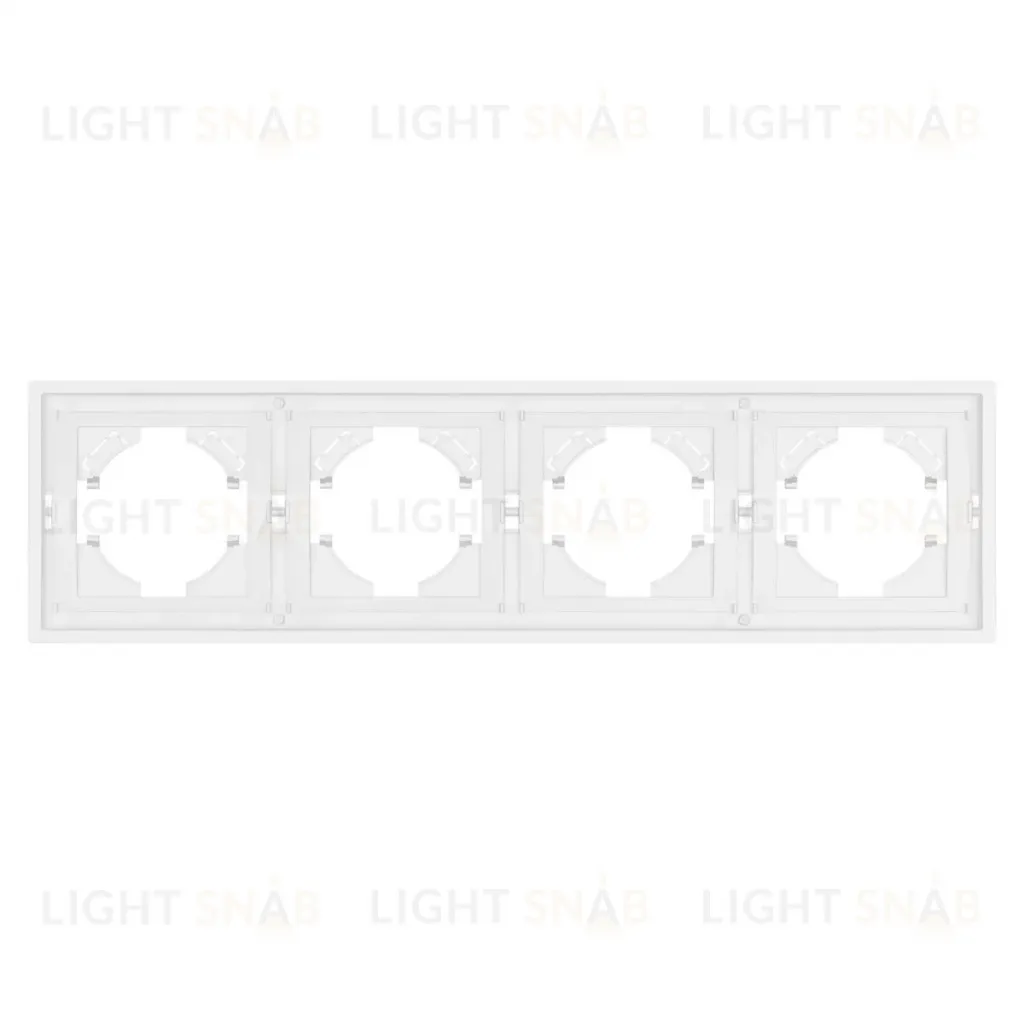 Рамка пластиковая на 4 поста Arlight FRM-TENDO-PL-4-WH 053847 053847