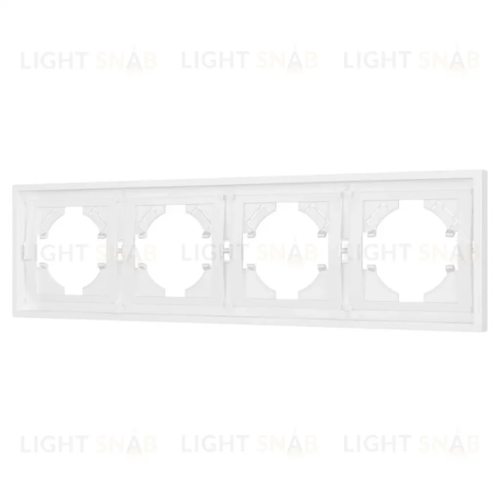 Рамка пластиковая на 4 поста Arlight FRM-TENDO-PL-4-WH 053847 053847