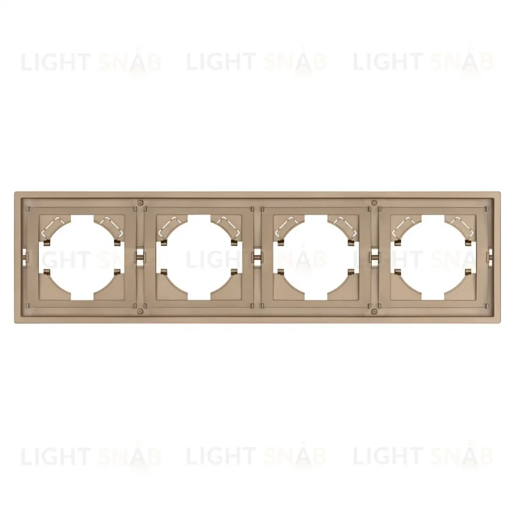 Рамка пластиковая на 4 поста Arlight FRM-TENDO-PL-4-GD 053850 053850
