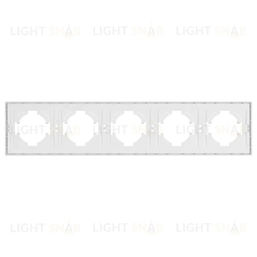 Рамка пластиковая на 5 постов Arlight FRM-TENDO-PL-5-WH 053851 053851