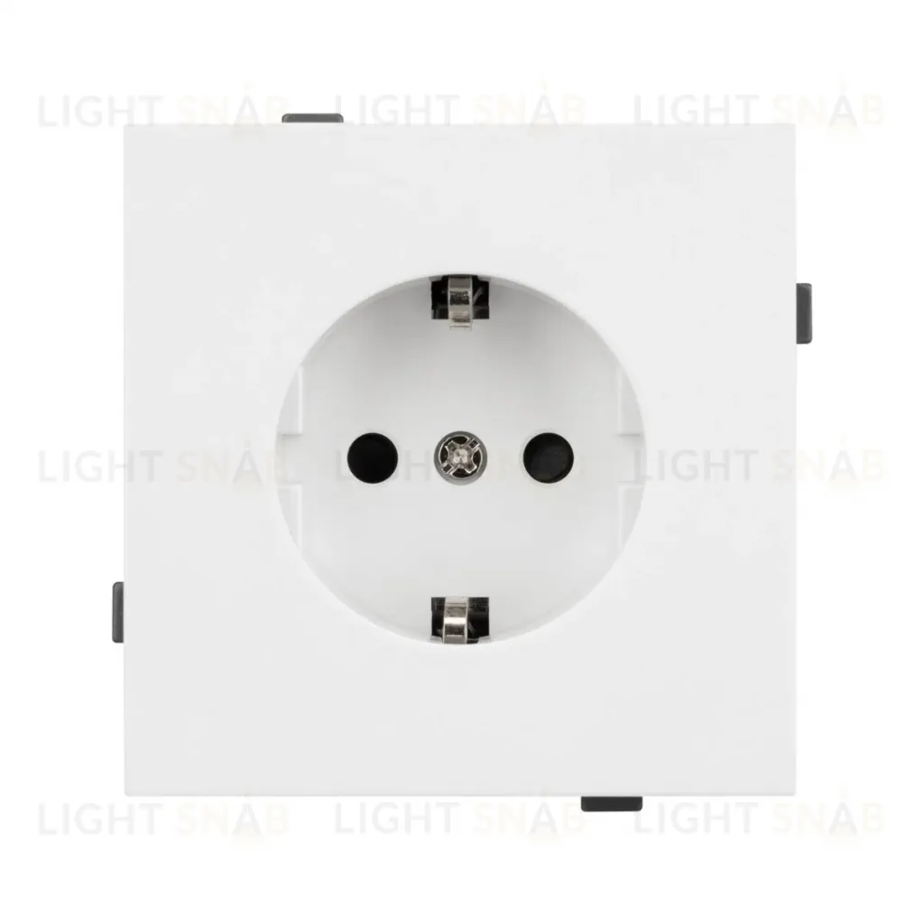 Механизм электрической розетки Arlight SCT-TENDO-MEU1-PL-WH (230V, 16A) 054078 054078