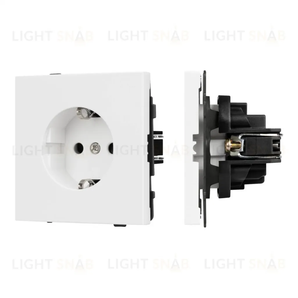 Механизм электрической розетки Arlight SCT-TENDO-MEU1-PL-WH (230V, 16A) 054078 054078