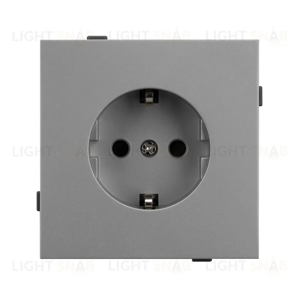 Механизм электрической розетки Arlight SCT-TENDO-MEU1-PL-GR (230V, 16A) 054080 054080