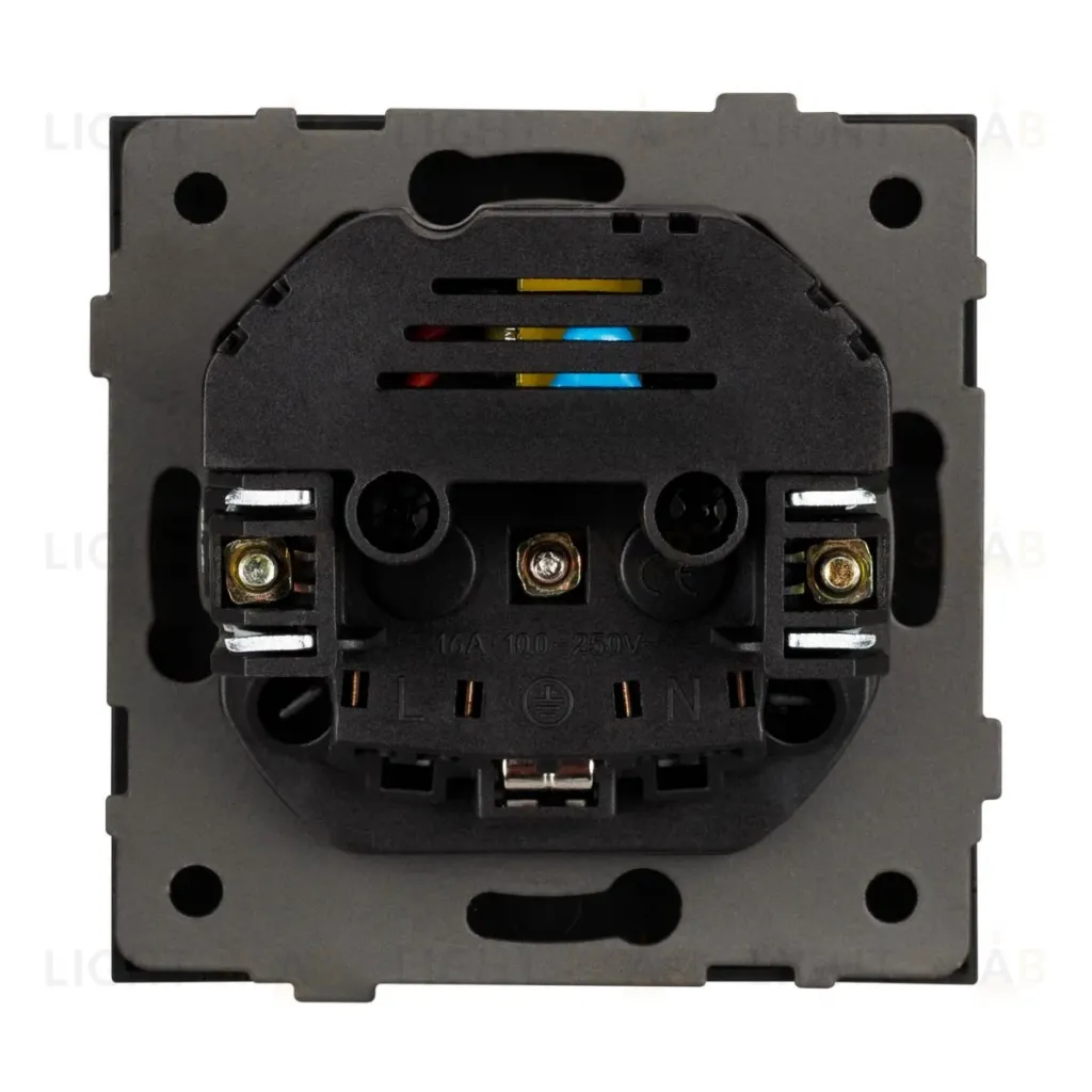 Механизм розетки с USB зарядкой Arlight SCT-TENDO-MUAA-PL-BK (230V, 16A) 054083 054083