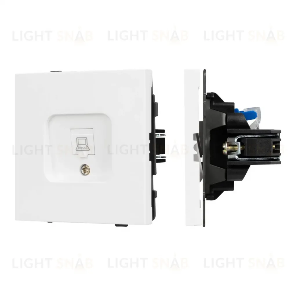 Механизм компьютерной розетки Arlight SCT-TENDO-MPC1-PL-WH (RJ-45, CAT6) 054098 054098