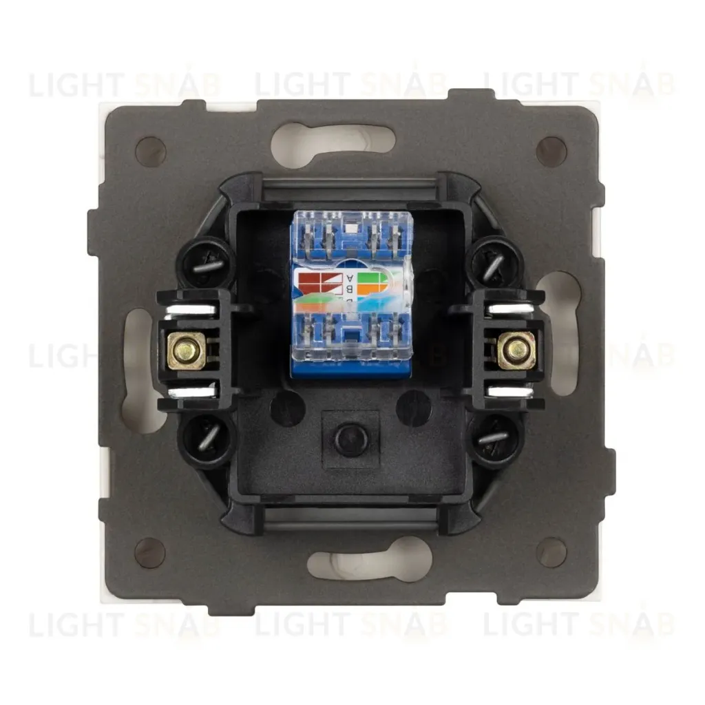 Механизм компьютерной розетки Arlight SCT-TENDO-MPC1-PL-WH (RJ-45, CAT6) 054098 054098