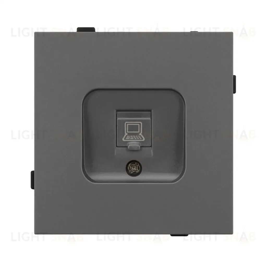 Механизм компьютерной розетки Arlight SCT-TENDO-MPC1-SFPL-GR (RJ-45, CAT6) 054593 054593