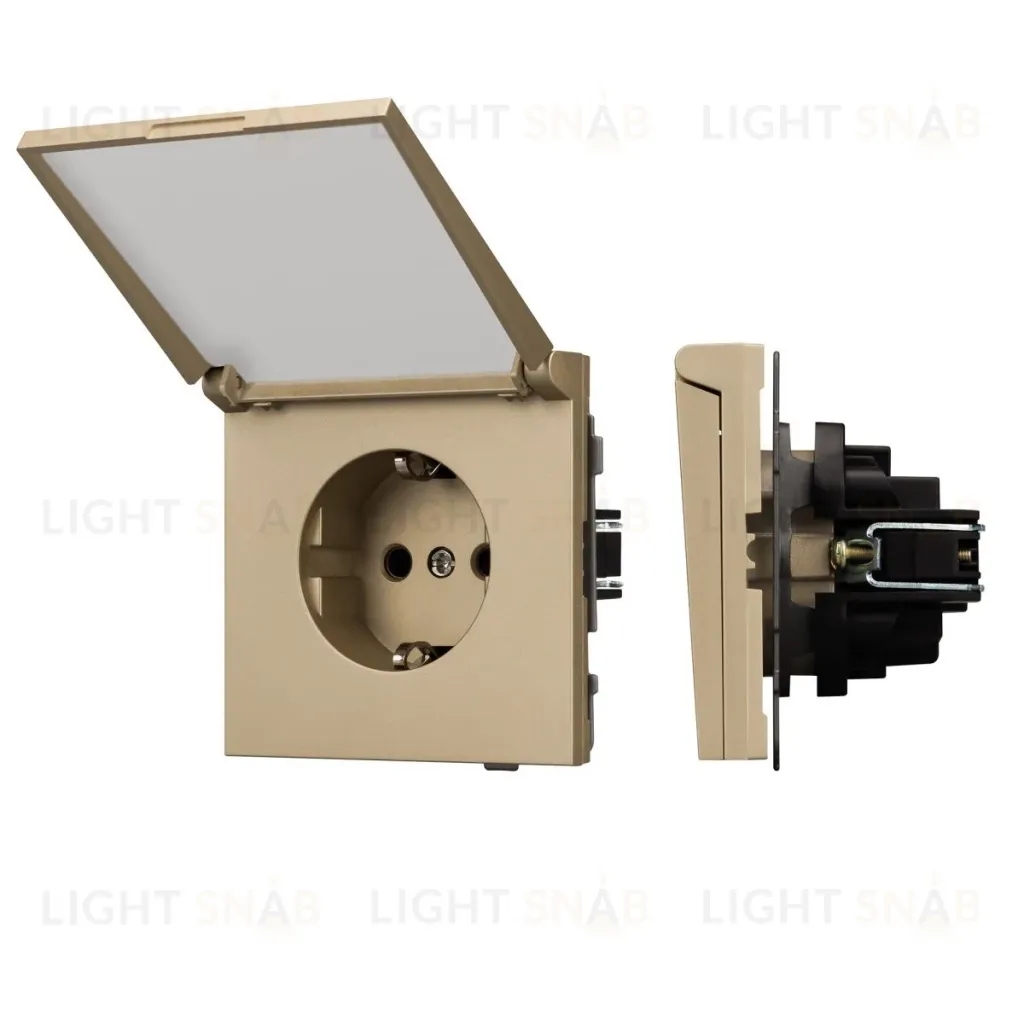Механизм розетки влагозащищенный SCT-TENDO-MCP-SFPL-GD (230V, 16A) 054600 054600