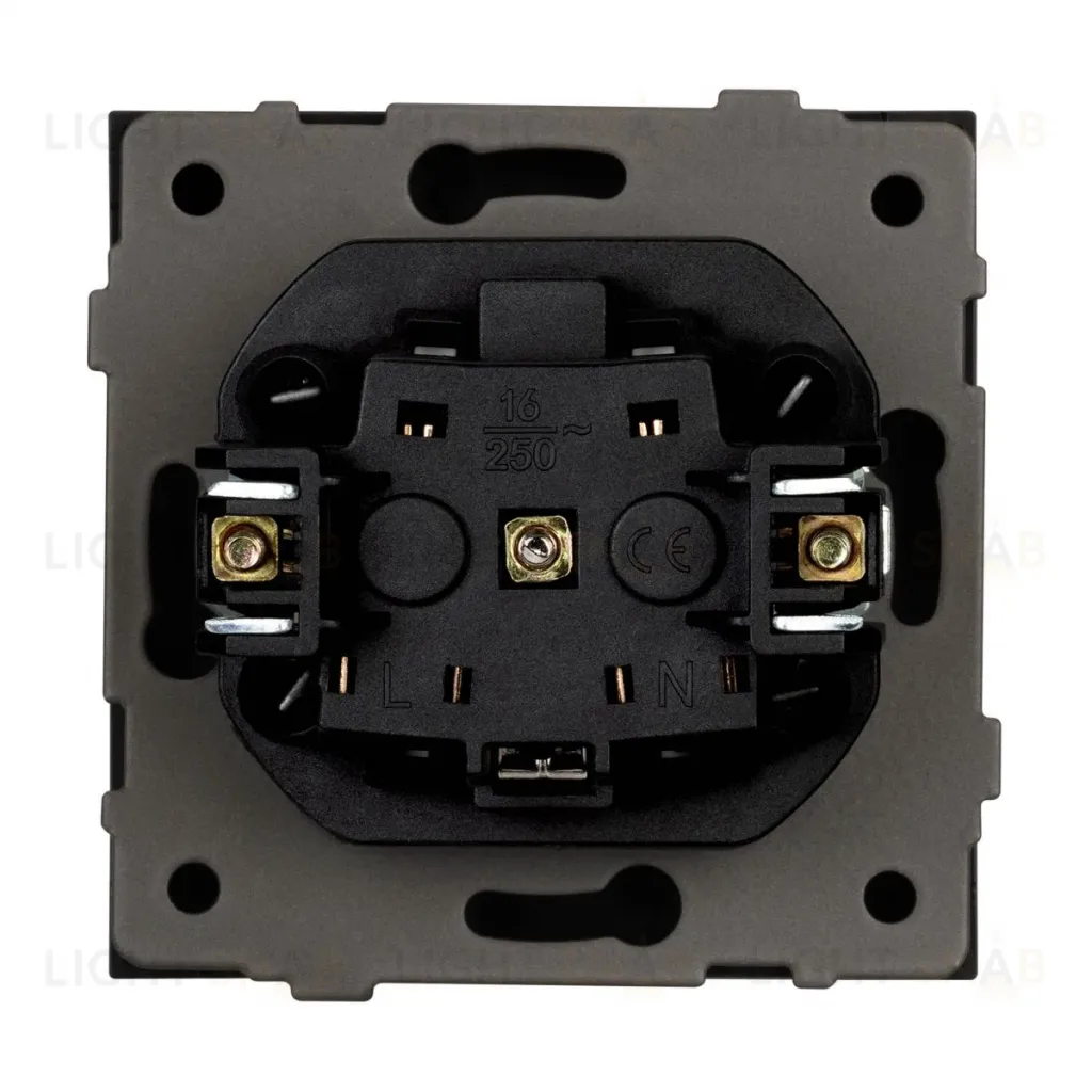 Механизм электрической розетки Arlight SCT-TENDO-MEU1-SFPL-BK (230V, 16A) 054638 054638